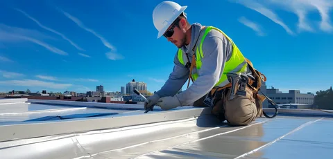 flat roof installation