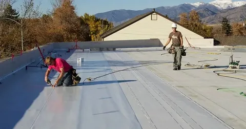 Rubber Roofing Installation