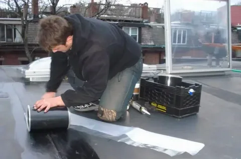 Rubber Roofing Installation